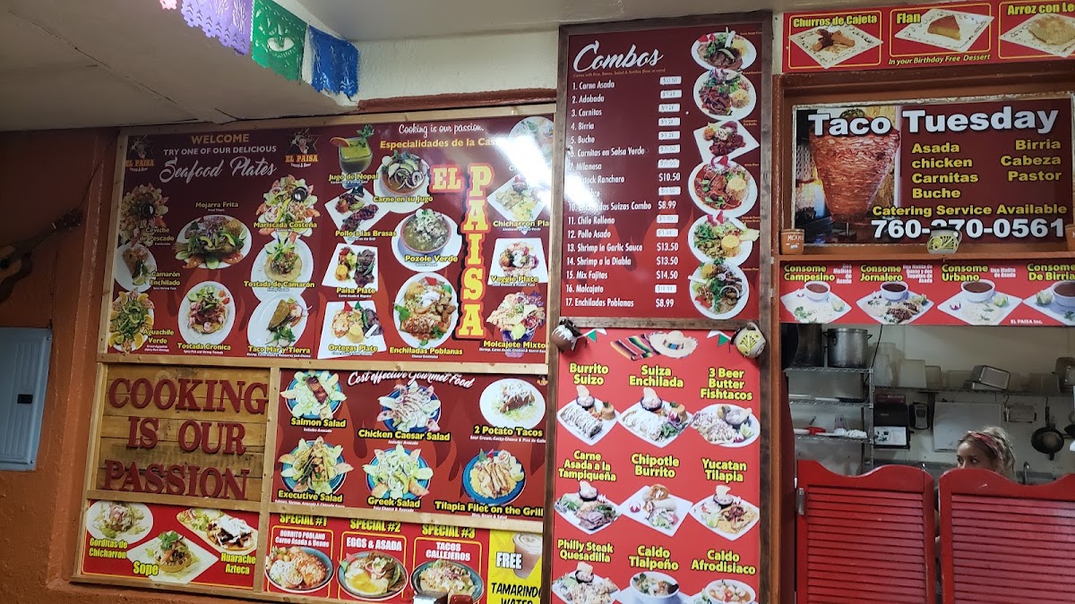 El Paisa Menu - Image 4