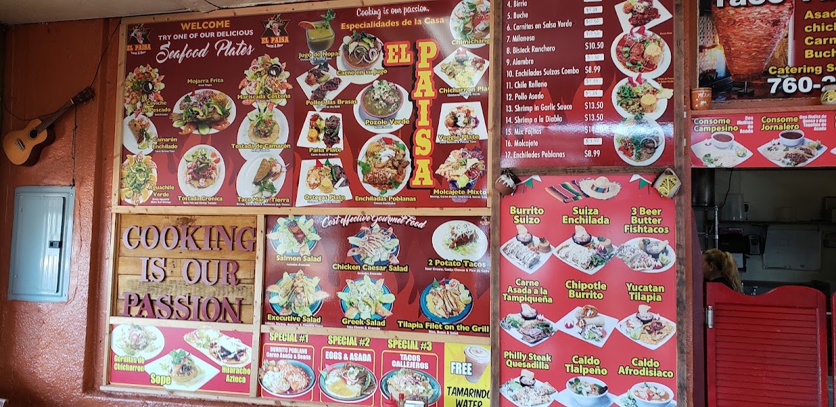 El Paisa Menu - Image 5